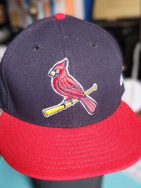St. Louis Cardinals New Era 59FIFTY Fitted Hat | Size 7 3/8 | Navy/Red